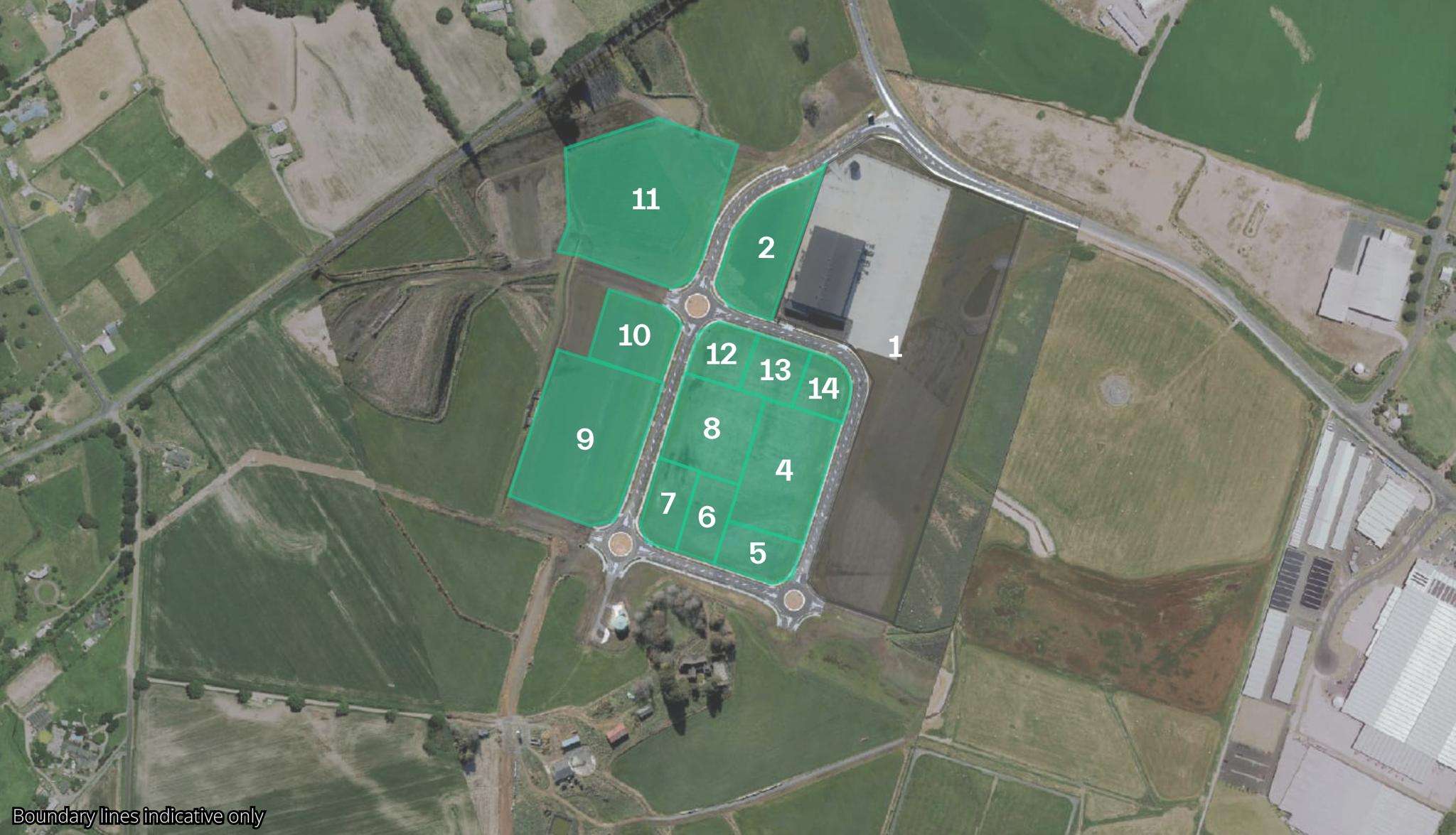 Prime lots for sale, lease at Hamilton Airport