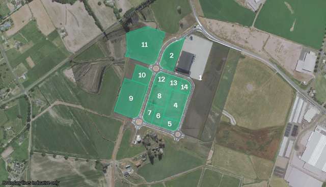 Prime lots for sale, lease at Hamilton Airport