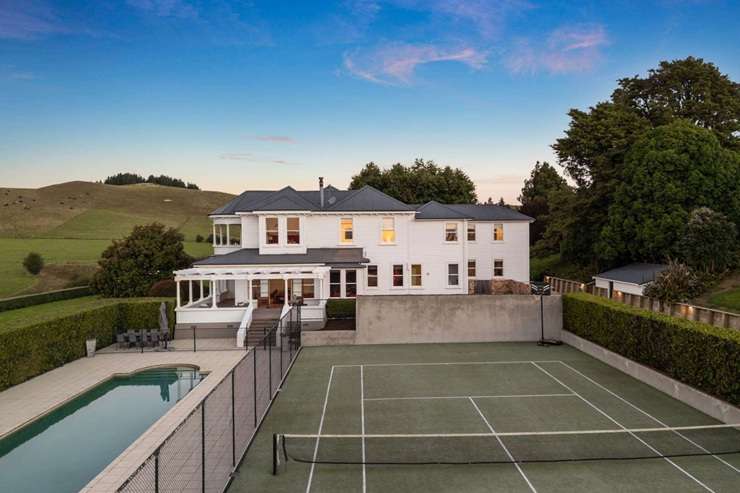 A meticulously restored six-bedroom Victorian country mansion, Kylemore, on a 7.13 ha estate on Dunn Road, in Ararimu, south of Auckland, is on the market. Photo / Supplied