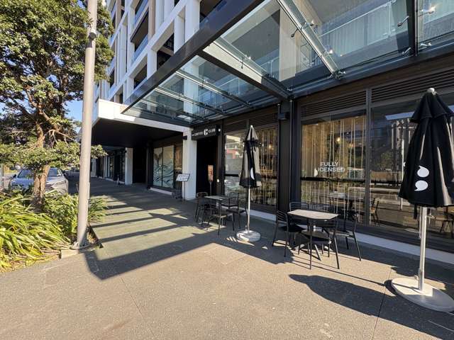 Fully fitted out Wynyard Quarter F&B