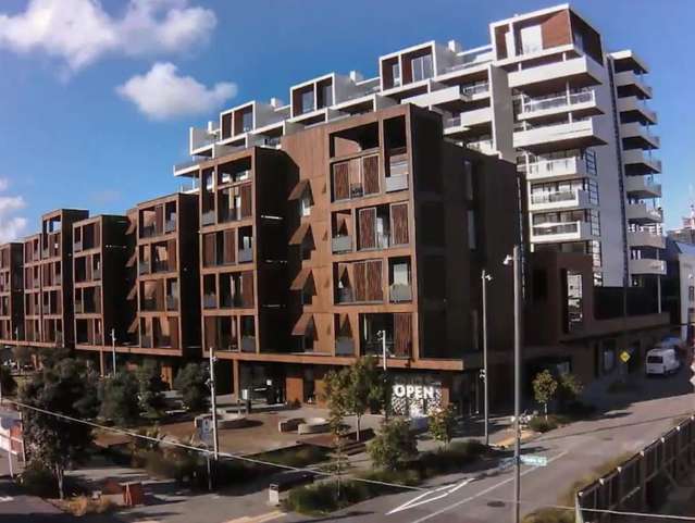 Multi-million-dollar apartment block up in less than a minute