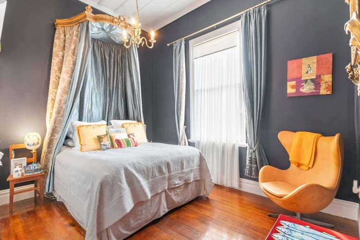 The five-bedroom house at 8 Margaret Street, in Auckland's Freemans Bay, has been owned by World fashion icons Dame Denise L’Estrange Corbet and Francis Hooper for 25 years. Photo / Supplied