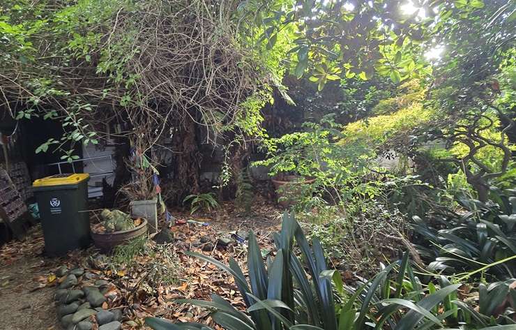TV gardener Dale Harvey, left, in 2009 with his partner John Newton. The couple were opening their garden to the public for the Heroic Garden Festival. Photo / Sylvie Whinray