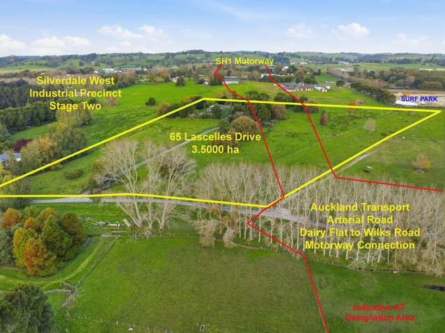 Future Main Arterial Road Land Investment