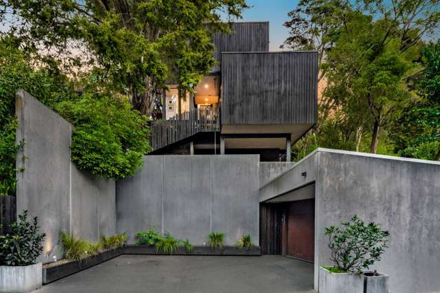 Architect-designed treehouse in Remuera’s double grammar zone for sale