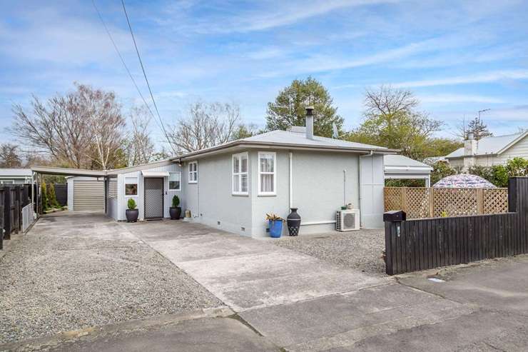 A three-bedroom, one-bathroom home at 7 Reading Street, in Greytown, is currently the cheapest for sale in the town. Photo / Supplied
