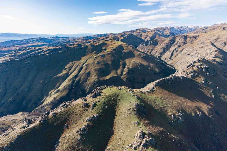 The 13,177ha that are up for grabs in Central Otago. The owners, Tom and Jan Pinckney, have spent some 30 years tending to the land. Photo / Supplied