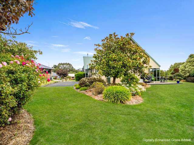 A modern home, glazed with charm.