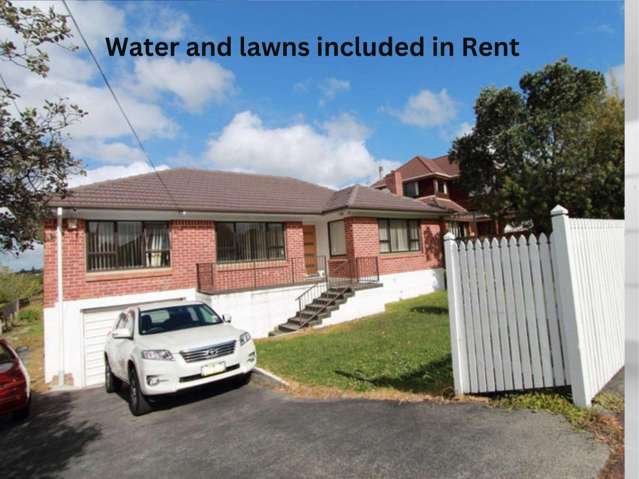 Spacious Home with Lawns & Water Included!