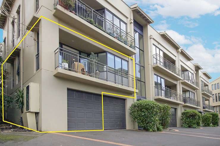 A two-bedroom apartment on Portland Road, in Remuera, Auckland, sold last month for $665,888. The unit was within the prized double grammar zone. Photo / Supplied