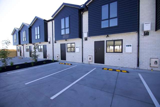 Modern two story, two bedroom townhouse