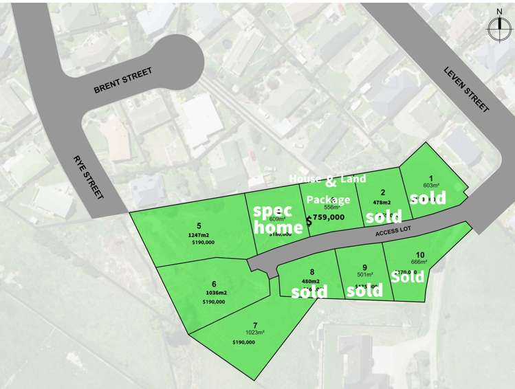 Lot 1 -Lot 10 Sovereign Court (off Leven Street)_0