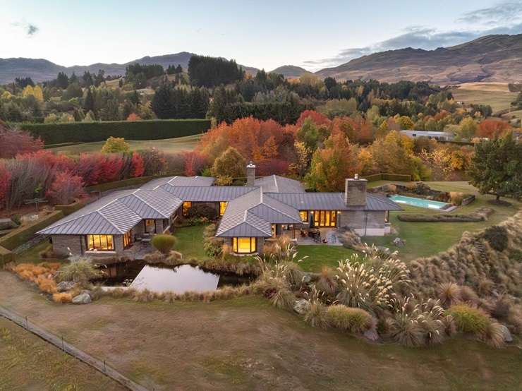 A luxury lodge on Camphill Road, in Wanaka, is one of this year's top sales in Queenstown-Lakes. Photo / Supplied