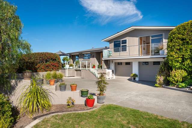 Elevated family living with spectacular views