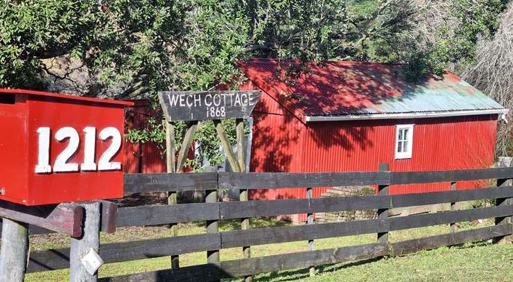 Wech Cottage, at 1212 State Highway 1, in Warkworth, Rodney, has a colourful past. Photo / Supplied