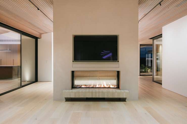 The five-bedroom architect-designed home, asking <img8 million, is the first property to be publicly marketed on the exclusive Te Arai Links or Tara Iti golf estates, north of Auckland. Photo / Supplied