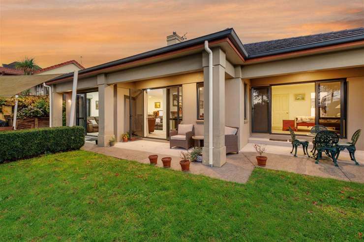 A four-bedroom home on Double Bay Road, in Pyes Pa, Tauranga, found a buyer after passing in at auction last week. Photo / Supplied