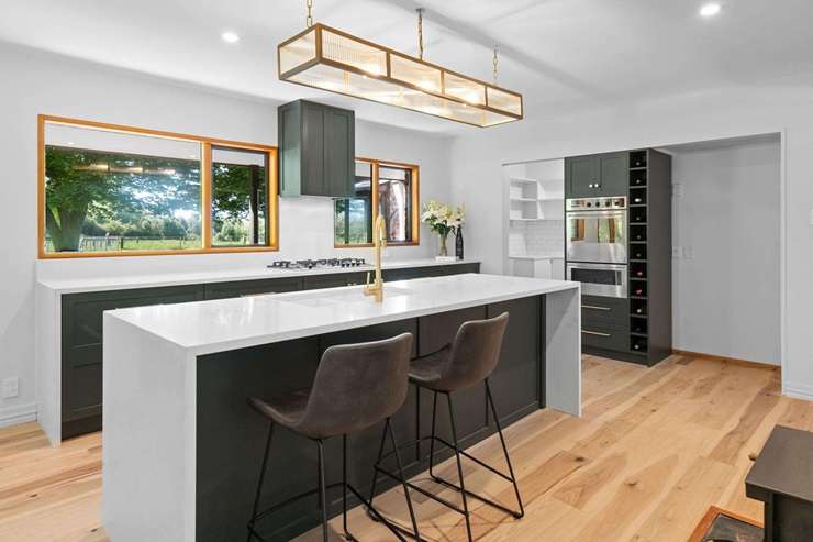 The five-bedroom home on Philip Street, in Glentunnel, Canterbury, was built using recycled bricks. Photo / Supplied