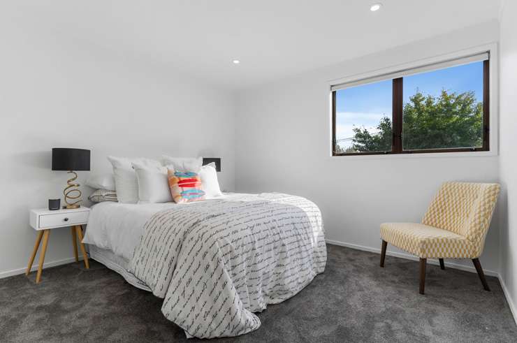 The fully-renovated townhouse on Marewa Road sold for <img.5m. Photo / Supplied