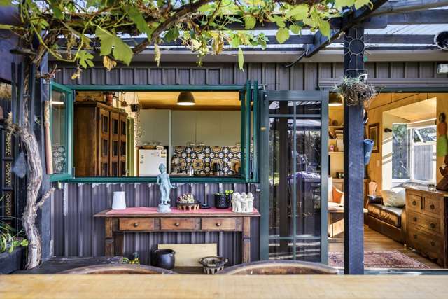 Rustic riverside retreat