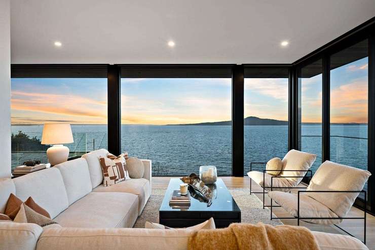 A five-bedroom mansion at 3-5 Hanene Street, in Auckland's Saint Heliers, is up for grabs after a three-year rebuild. Photo / Supplied