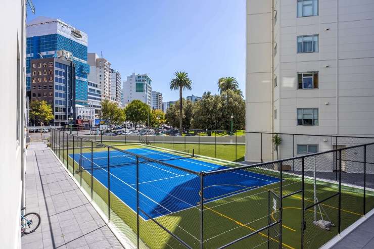 A two-bedroom, two-bathroom apartment on Ronayne Street, in Auckland, sold for well over the declared reserve of $49,000. Photo / Supplied