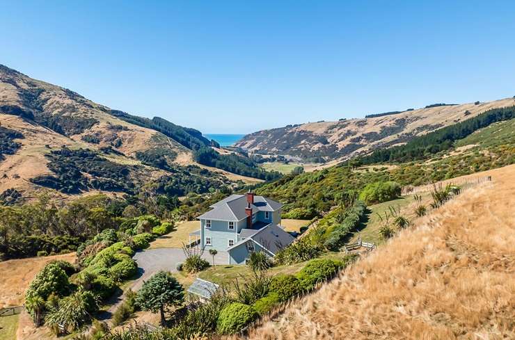 Waitahuna is one of Banks Peninsula’s oldest homes. It was built in 1851 and is on the market for the first time in more than 50 years. Photo / Supplied