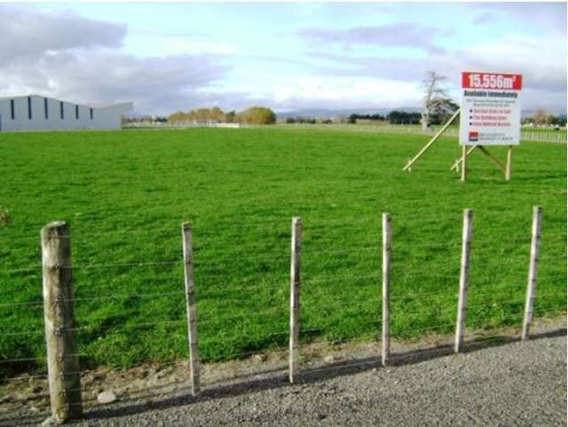 Bare industrial land for sale