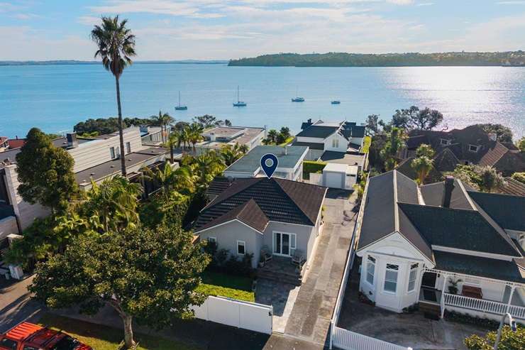 The six-bedroom property at 11 Marine Parade, in Auckland's exclusive Herne Bay, is on the open market for the first time in 90-plus years. Photo / Supplied