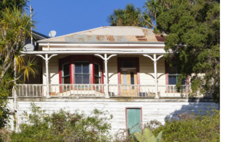 A meticulously renovated four-bedroom villa on Denholm Road, in Napier's Hospital Hill, is looking for a new owner. Photo / Supplied