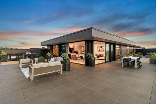 Luxury penthouse living with panoramic views