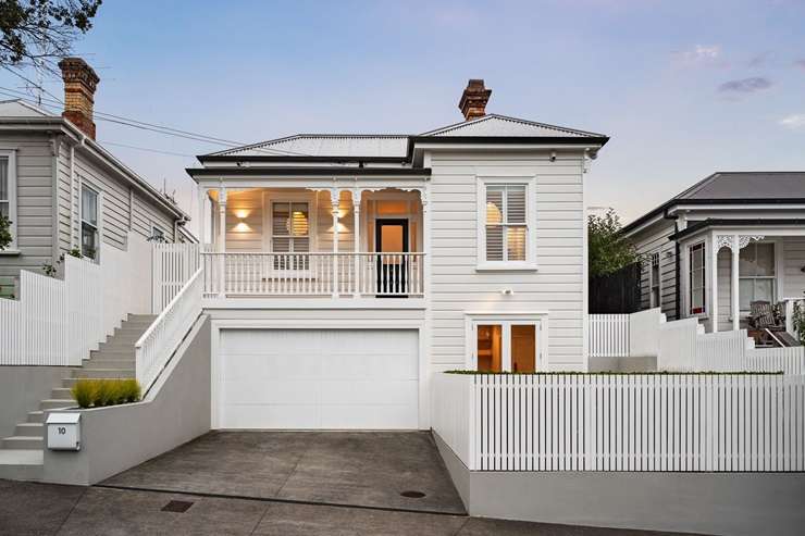 A stylishly renovated villa on Dickens Street, in Auckland's Grey Lynn, sold under the hammer this month for $4.725m. Photo / Supplied