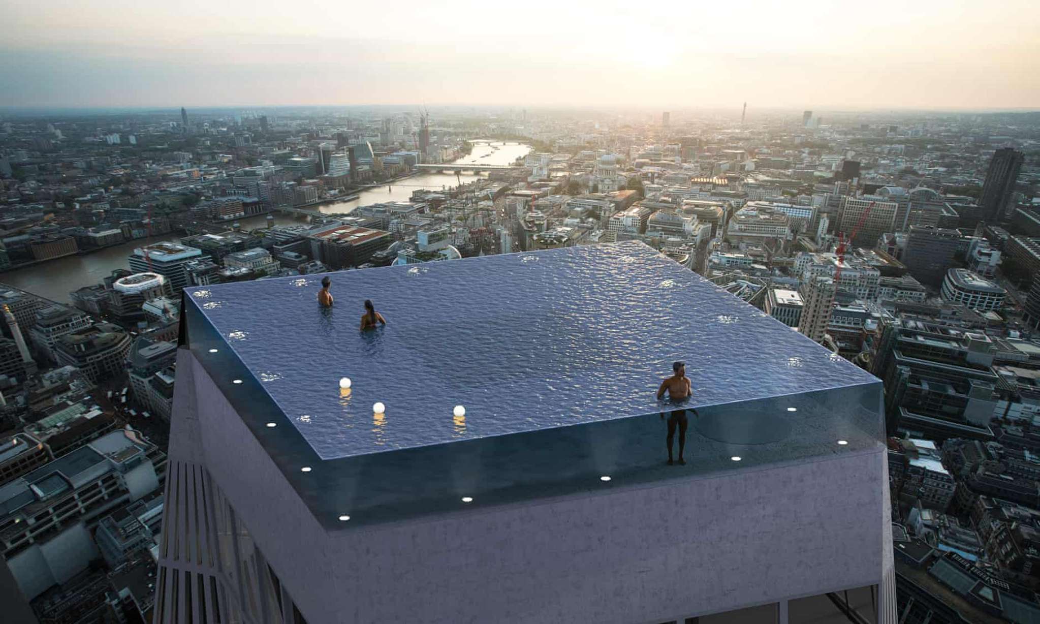 To infinity and beyond: The skyscraper pool that's very 007