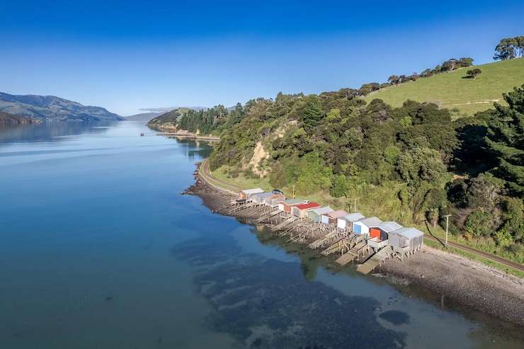 The Duvauchelle boatshed last changed hands in 2008. Photo / Supplied