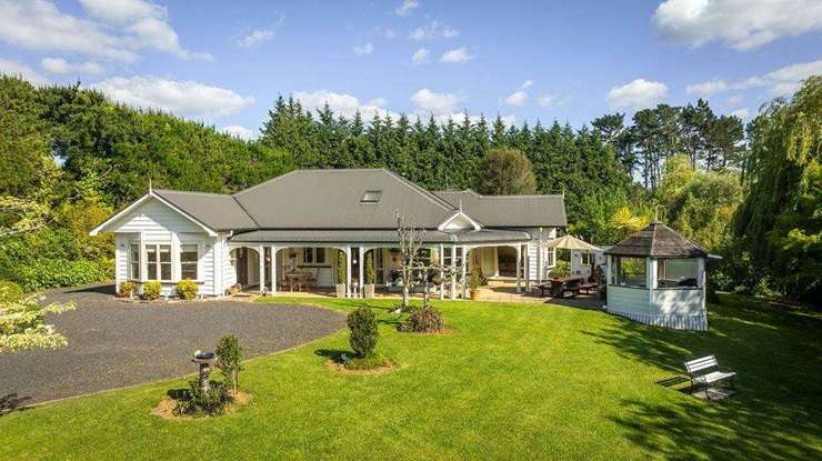 The four-bedroom homestead for sale at 30A Adams Street, Waihi, sits on 4098sqm of land. Photo / Supplied