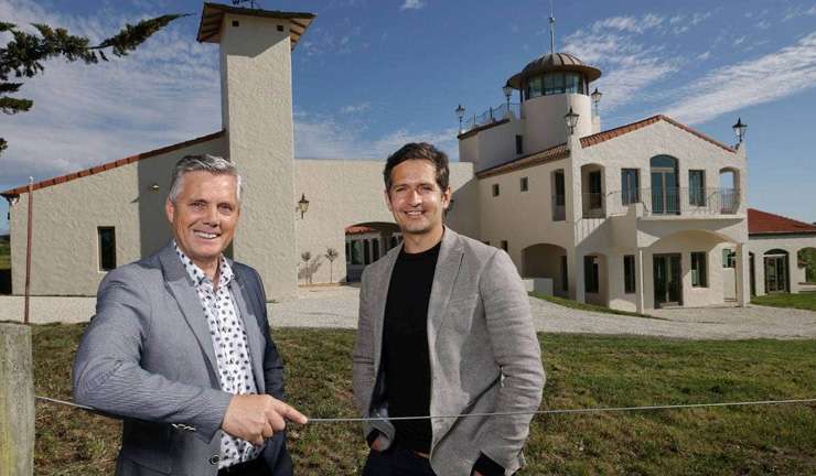 The unique property on McLeods Road, in Sefton, Canterbury, was turned into luxury accommodation by its owner Phil Metaxas. Photo / Supplied