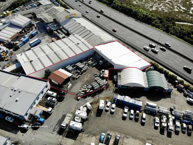 Prime industrial yard for lease on Patiki Road