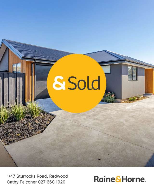 SOLD -OPEN HOMES CANCELLED