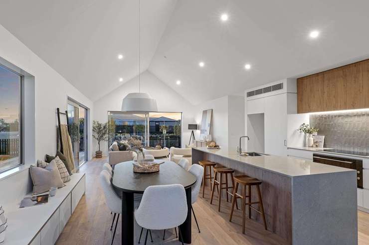 A three-bedroom, two-bathroom home at 2 Arbor Green Boulevard, in Rolleston, is being sold to help fund the redevelopment of Christchurch Hospital's NICU. Photo / Supplied