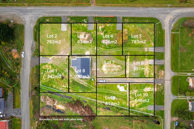 2 Corners Subdivision Sections