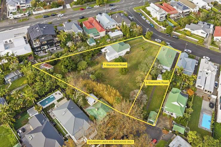 The McClenaghan family is selling 1-5 Stanmore Road in Auckland's Grey Lynn. Photo / Supplied