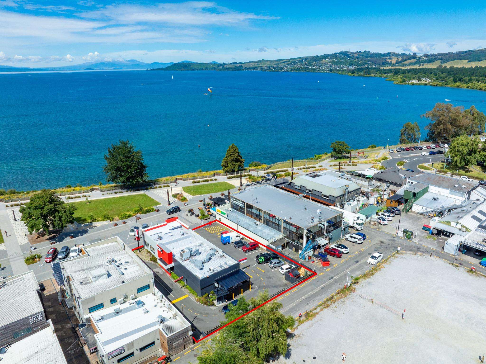 Lakefront property worth crossing the road for