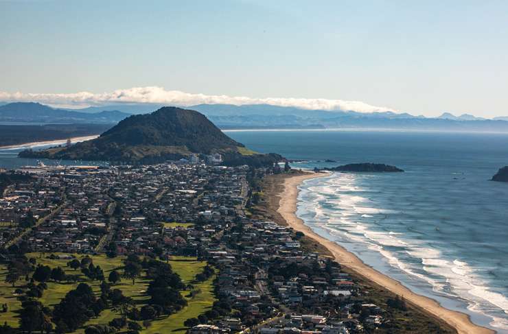 An aerial view of Pauanui in the Coromandel