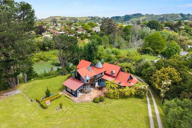 Hidden Gisborne mansion built from recycled bridges and old buildings hits market