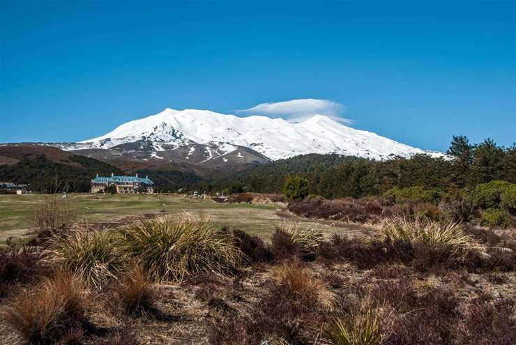Chateau Tongariro, in Whakapapa Village, Ruapehu, closed in 2023 due to earthquake risks. Photo / Supplied