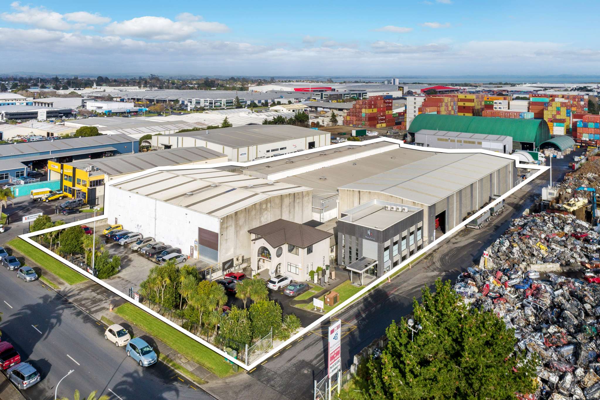 Expansive industrial property in tightly held Wiri