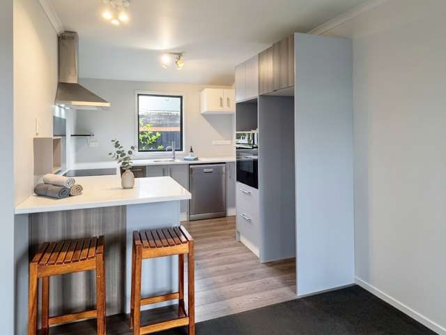 2 Bedrooms with 1 bathroom + internal access garage and off street parking