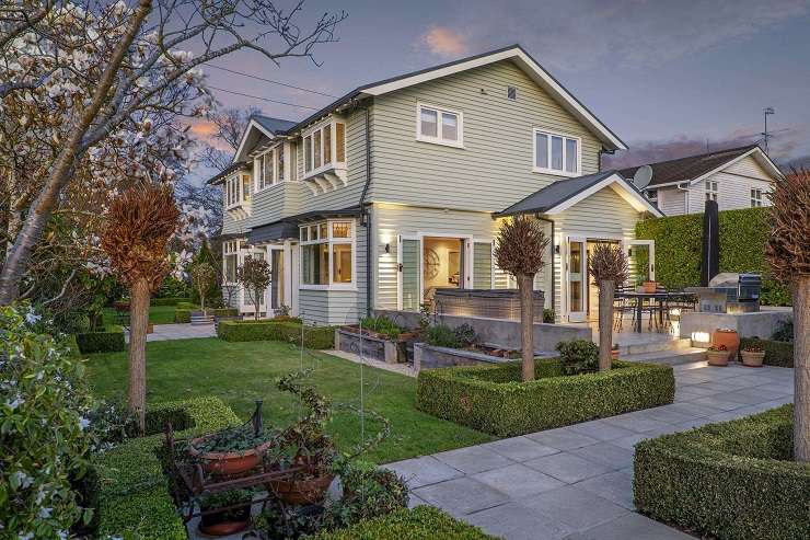 A family home on a large land parcel on Memorial Avenue, in Fendalton, sold for $3.25m at auction last week. Photo / Supplied