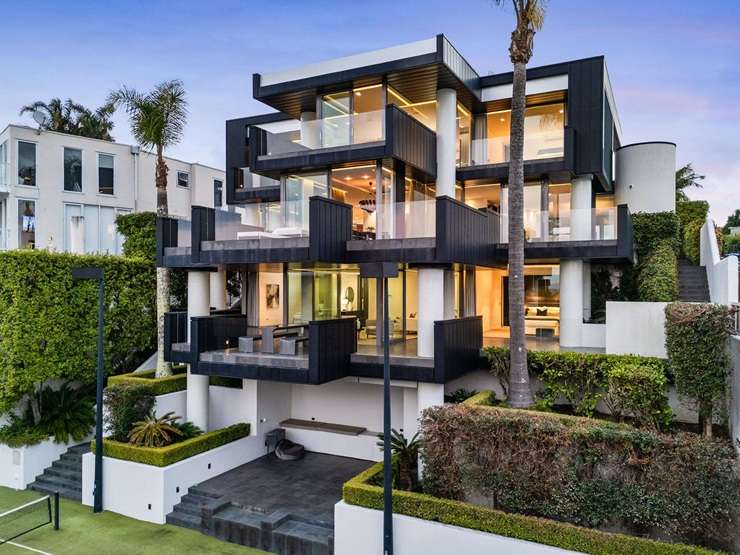 A luxury home on Shelly Bay Road, in Saint Marys Bay, was snapped up in June. It had been on and off the market since 2019. Photo / Supplied