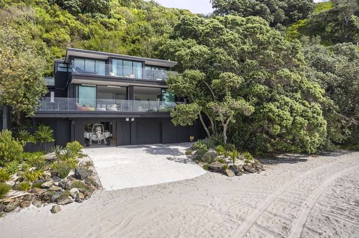 Onetangi Beach, on Waiheke Island. A beachfront home on the strip recently sold for <img1.6m. Photo / Getty Images